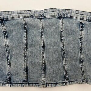 My Jewellery Denim Crop Top Size M